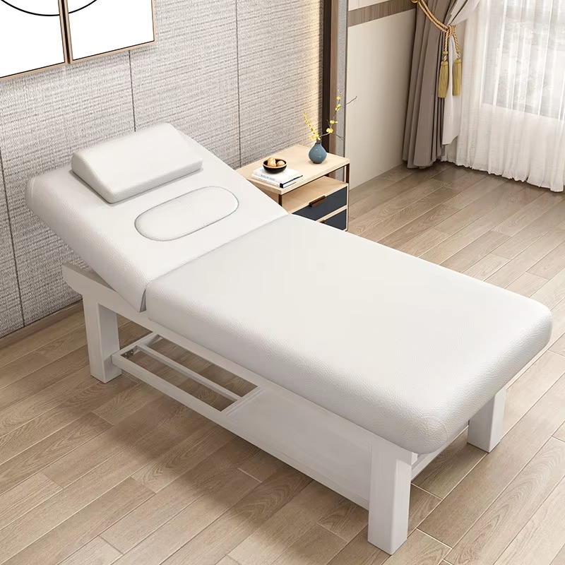 Luxury Skincare And Spa - سرير تدليك خشبي فاخر وعصري لصالونات