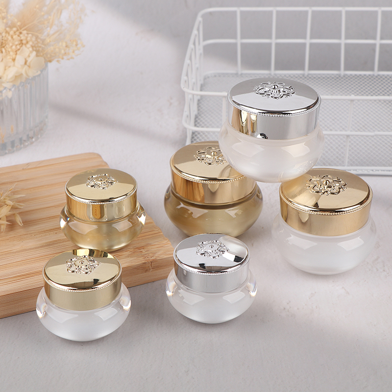 Luxury Skincare Containers - عبوات كريم أكريليك فارغة للسفر 5/10/20