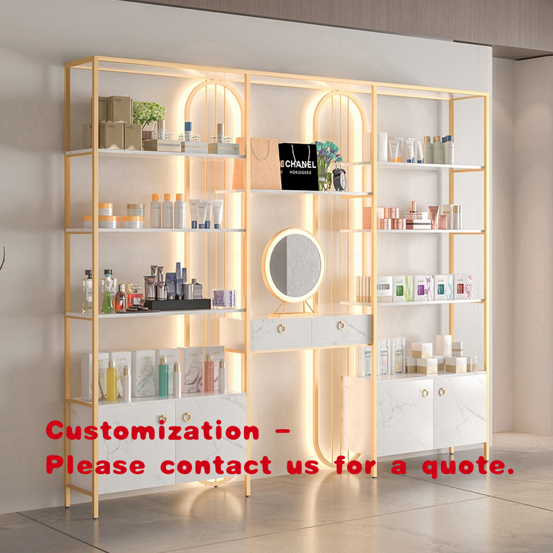 Luxury Skincare And Spa - خزانة عرض فاخرة مخصصة للعناية بالبشرة،