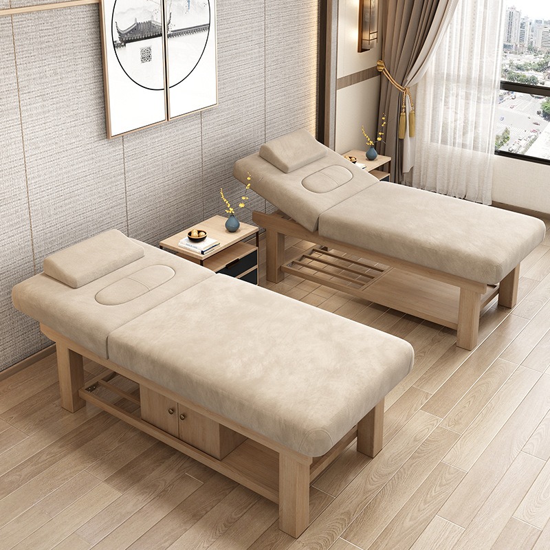 سرير تدليك خشبي فاخر وعصري لصا - مراجعة Luxury Skincare And Spa وسعره