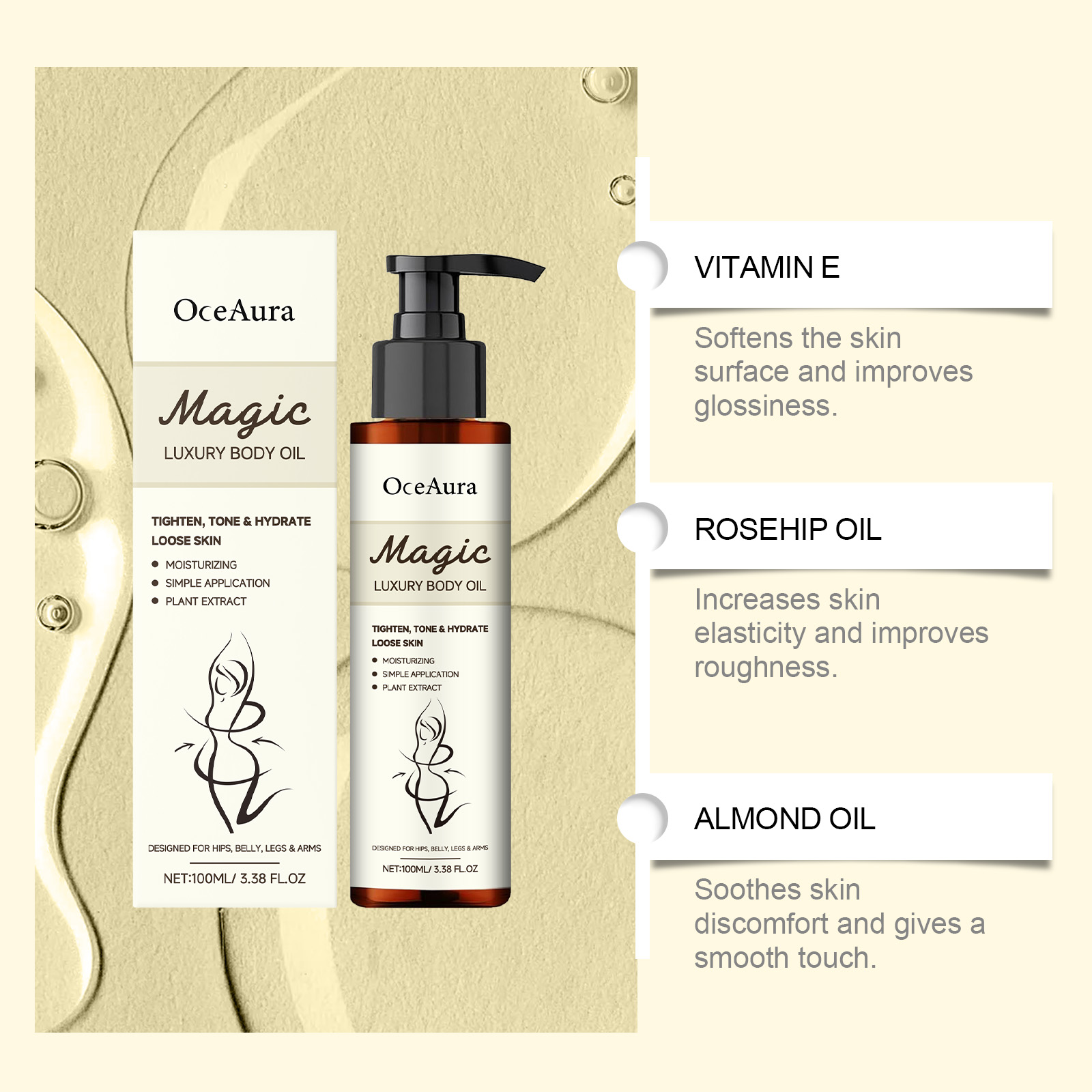 زيت الجسم السحري الفاخر: ترطيب - مراجعة Luxury Skincare Oil وسعره