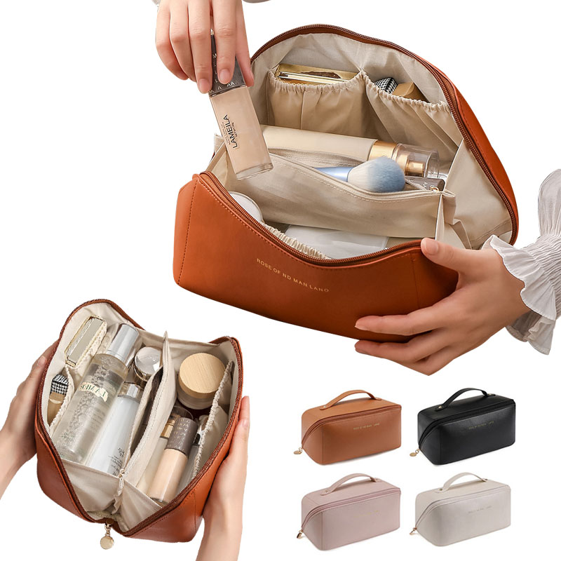 منظم مكياج فاخر للنساء، حقيبة  - مراجعة Luxury Skincare Containers وسعره