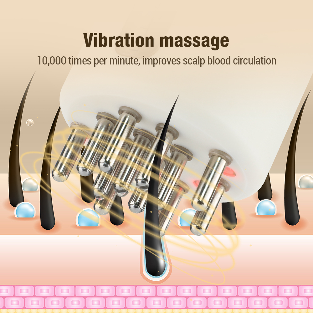 مشط تدليك الرأس بالاهتزاز الكه - مراجعة Epidermal Growth Factor وسعره