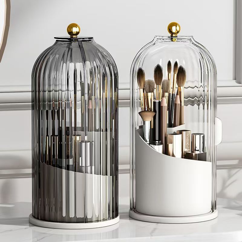 360 °   حامل فرشاة مكياج دوار  - مراجعة Luxury Skincare Containers وسعره