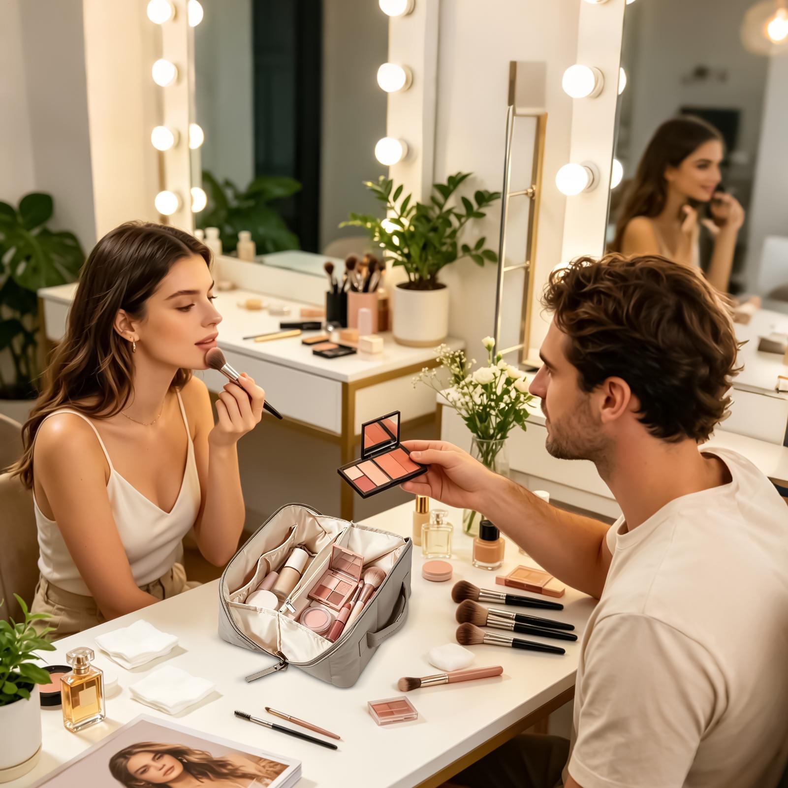 منظم مكياج فاخر للسيدات، حقيبة - مراجعة Luxury Skincare Containers وسعره